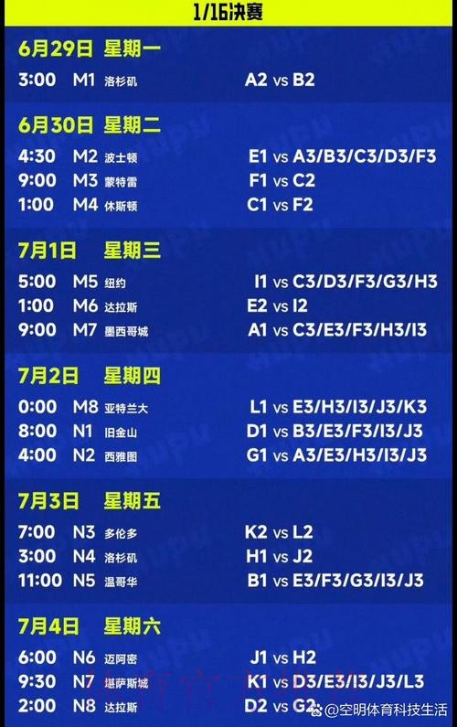 世界杯赛程公布时间安排表